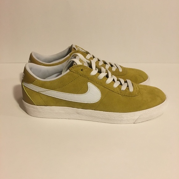 nike yellow suede shoes
